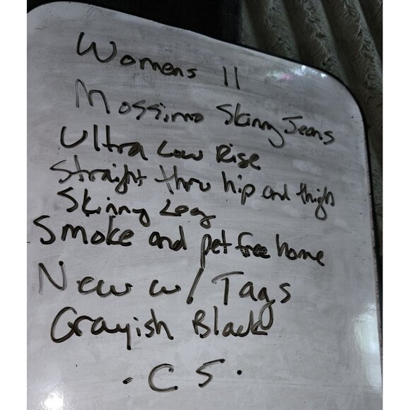 Mossimo Denim Skinny Stretch Jeans Dark Wash Size 11  New With Tags - Picture 10 of 10